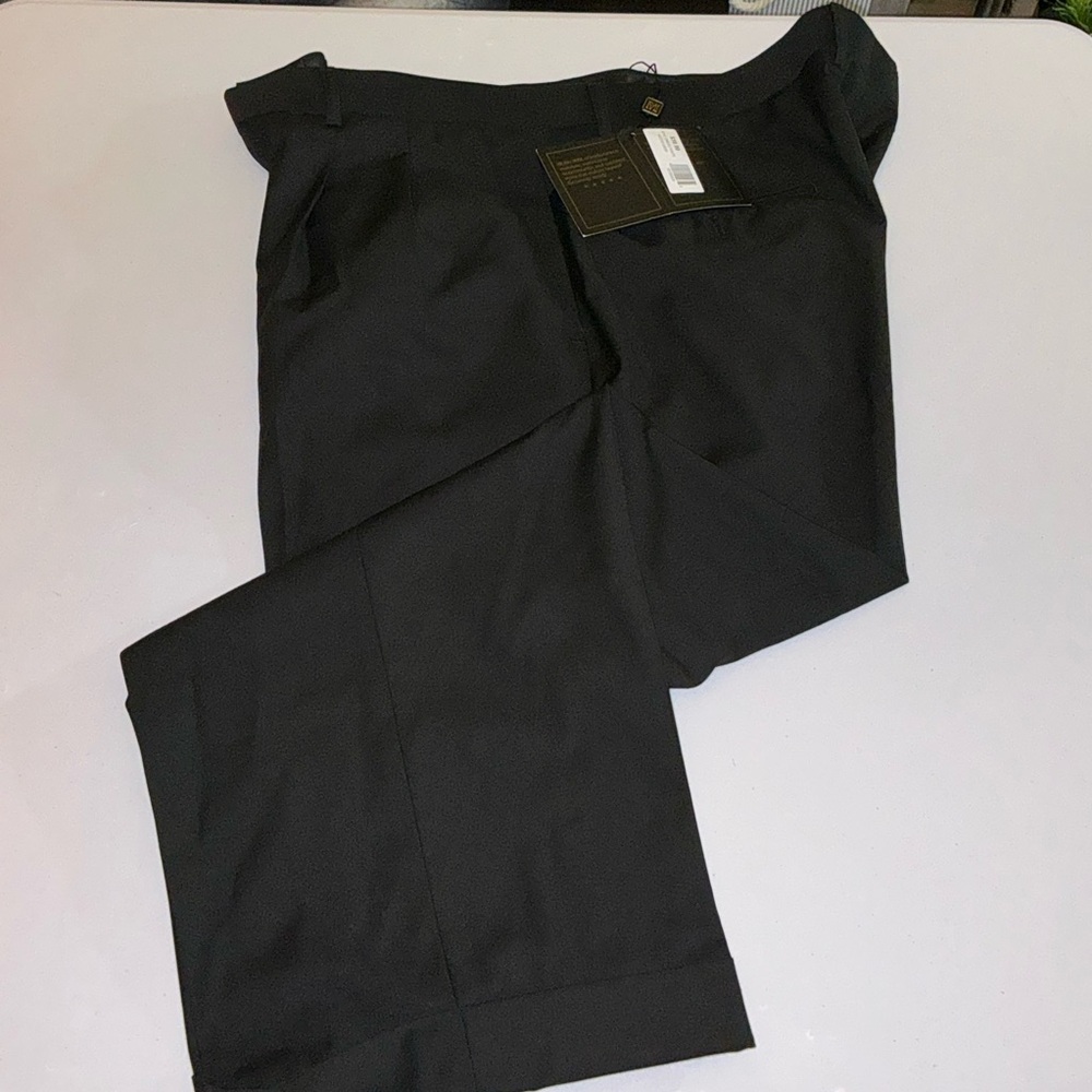 Milano Moda Men’s Dress Pants Black 44/34 - Picture 5 of 16